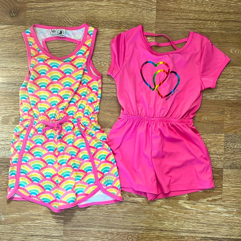 Body Glove set of two girls short jumpers size 5